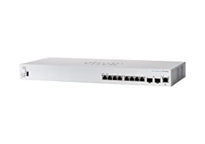 Cisco Business CBS350-8XT Managed Switch | 8 Port 10GE | 2x10G SFP+ Shared | Limited Lifetime Hardware Warranty (CBS350-8XT-NA) 8-port 10GE / 2 x 10G SFP+ (Shared)