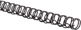 GBC Binding Spines/Spirals/Coils, 1/4" Diameter, 40 Sheet Capacity, 3:1 Pitch, WireBind, Black, 100 Pack (9775008) 3:1 Pitch 1/4" Diameter/40 Sheet Capacity