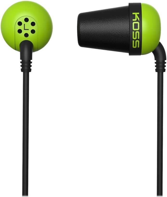 Koss The Plug The Plug In-Ear Headphones, Green Green Headphones