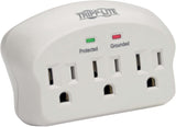 Tripp Lite 3 Outlet Portable Surge Protector Power Strip, Direct Plug In, $5,000 INSURANCE (SK3-0) 3 Outlet Direct Plug-in Outlet
