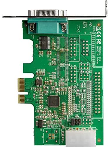 StarTech.com 1-port PCI Express RS232 Serial Adapter Card - PCIe RS232 Serial Host Controller Card - PCIe to Serial DB9 - 16950 UART - Low Profile Expansion Card - Windows &amp; Linux (PEX1S953LP)