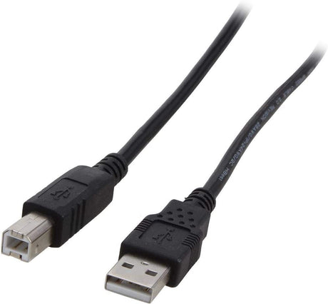 C2g/ cables to go C2G USB Cable, USB 2.0 Cable, USB A to B Cable, 3.28 Feet (1 Meter), Black, Cables to Go 28101 Black 3.3 Feet USB A Male to B Male