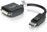 C2g/ cables to go C2G Display Port Cable, Display Port to DVI, Male to Female, Black, 8 inches, Cables to Go 54321 0.7 Feet DisplayPort To DVI