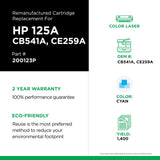 Clover imaging group Clover Remanufactured Toner Cartridge Replacement for HP CB541A (HP 125A) | Cyan Cyan 1,400