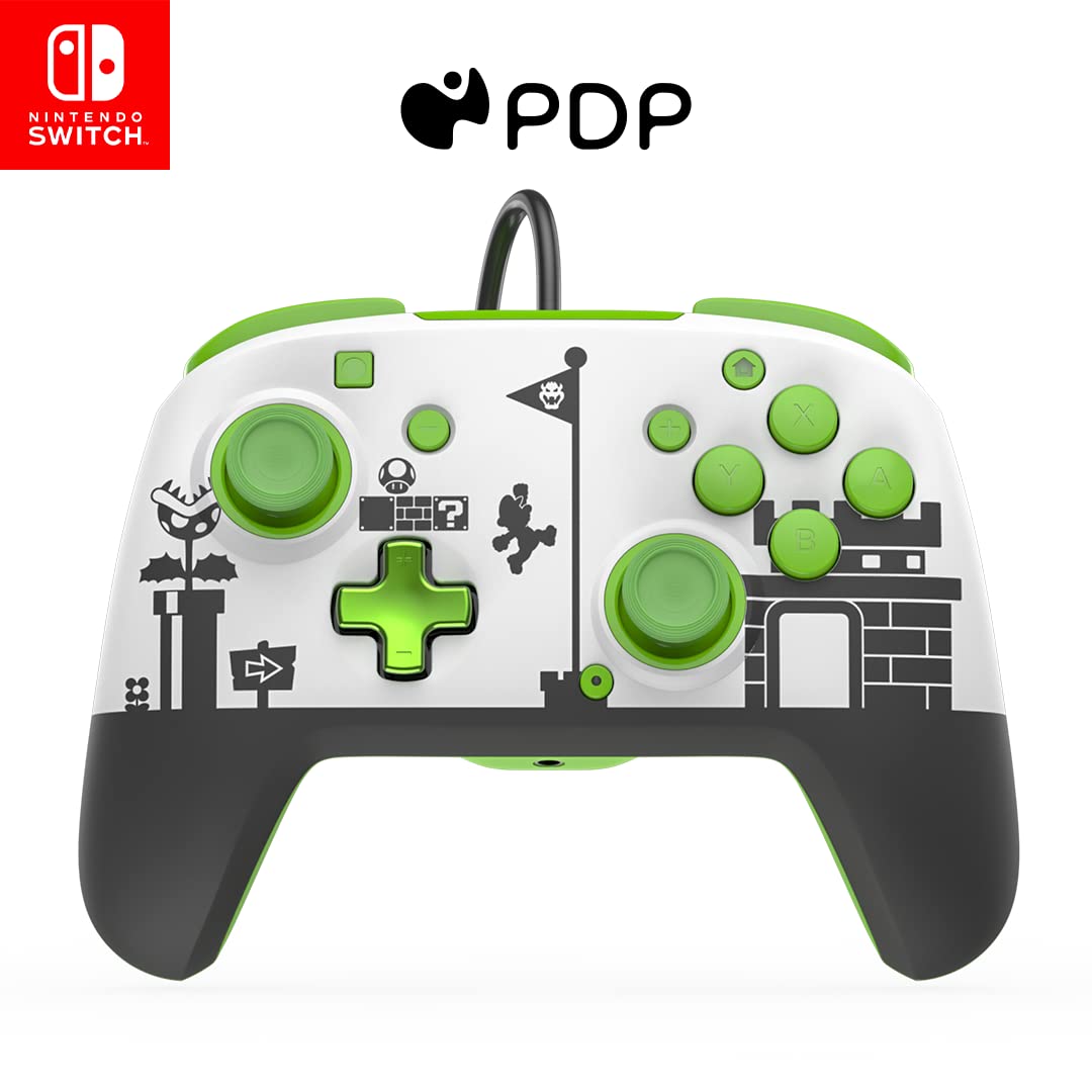 PDP REMATCH Wired Controller for Nintendo Switch/ Lite/ OLED - Super Mario Retro