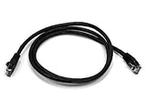 Monoprice 3FT 24AWG Cat5e 350MHz UTP Ethernet Bare Copper Network Cable - Black 3ft Black