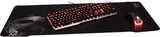 MSI Agility GD70 Premium Gaming Mouse Pad, XXL Wide Extended Size, Smooth Silk Fabric, Anti-Slip Natural Rubber Base, 36” X 16” X 0.1”