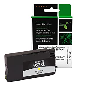 Clover imaging group Clover Remanufactured Ink Cartridge Replacement for HP L0S67AN (HP 952XL) | Yellow | High Yield