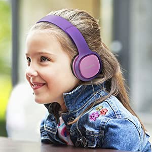 Philips SHK2000PK 27 Kids Headphones, Pink