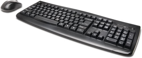 Kensington Pro Fit Wireless Combo Mouse and Keyboard Desktop Set (K72324US), Black