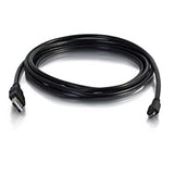 C2g/ cables to go C2G 27423 Micro USB Cable - USB 2.0 A Male to Micro-USB B Male Cable, Black (1 Foot, 0.3 Meters)