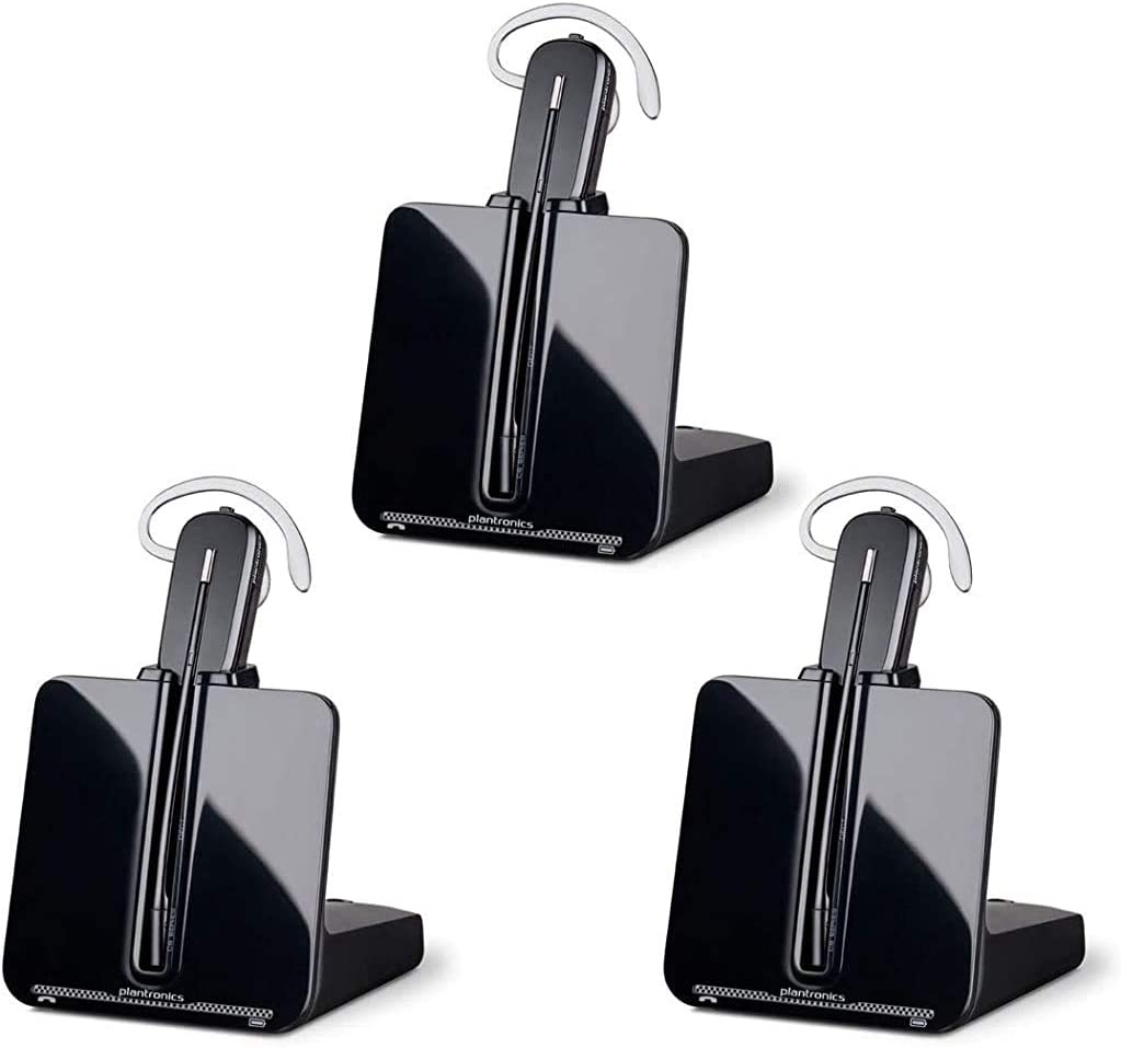 Plantronics CS540 DECT Wireless Headset, Convertible, 3-Pack Amazon 3-Pack