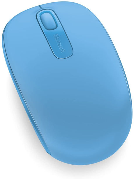 Microsoft Wireless Mobile Mouse 1850, Cyan Blue - U7Z-00056