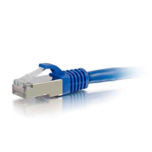 C2g/ cables to go C2G 00796 Cat6 Cable - Snagless Shielded Ethernet Network Patch Cable, Blue (6 Feet, 1.82 Meters) 6 Feet Blue