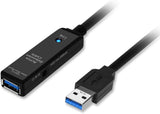 SIIG USB 3.0 Active Repeater Cable 25-Meters - Active Extension Cable (JU-CB0D11-S1)