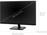 ViewSonic VA2256-MHD 22 Inch IPS 1080p Monitor with Ultra-Thin Bezels, HDMI, DisplayPort and VGA Inputs for Home and Office 22-Inch