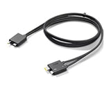 Lenovo Thunderbolt 4 Workstation Dock Split Cable for Thunderbolt 40B00300US P/N 4X91K16970 0.7m Length.