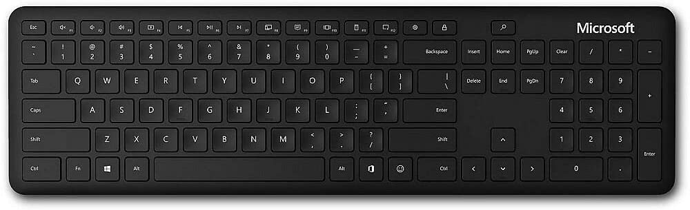 Microsoft Bluetooth Keyboard: Slim portable, Ergonomic design, Microsoft Wireless Mouse and Keyboard with Bluetooth (French)