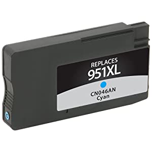 Clover imaging group CLOVER Remanufactured Ink Cartridge Replacement for HP CN046AN (HP 951XL) | Cyan | High Yield