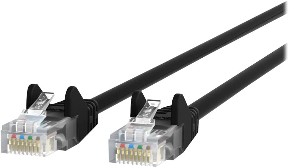 Belkin CAT6 Snagless Patch Cable, RJ45 (Black) 7-Foot Black