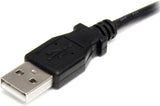 StarTech.com 3 ft. (0.9 m) USB to Type H Barrel 5V DC Power Cable - USB to 3.4mm Power Cable - 5V DC Type H - Black - Bluetooth Charger (USB2TYPEH) 3 ft / 1m Type H