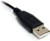 StarTech.com 3 ft / 91cm Micro USB Cable - A to Right Angle Micro B - USB Type A - 90 Degree Micro-USB Type B (M) - Black (UUSBHAUB3RA) 3 ft / 1m Right Angle