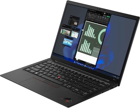 Lenovo ThinkPad X1 Carbon Gen 10 21CB000AUS 14" Notebook - WUXGA - 1920 x 1200 - Intel Core i5 i5-1240P Dodeca-core (12 Core) - 16 GB Total RAM - 256 GB SSD - Black Paint - Intel Chip - Windows 1