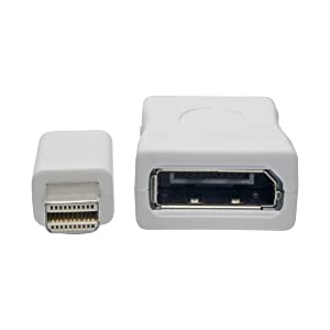 Tripp Lite 3Ft Mini Displayport 1.2A to DisplayPort Video Adapter Converter Cable 4Kx2K @ 60Hz M/F 3' (P139-003-DP-V2B) 3 ft. Mini DP 1.2a