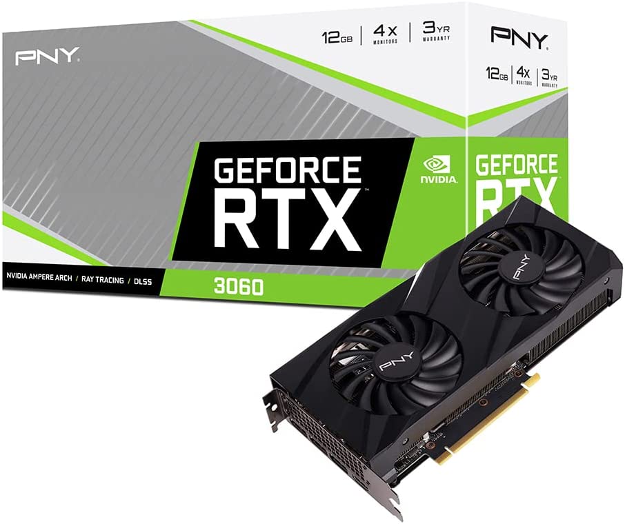 PNY GeForce RTX™ 3060 12GB Verto Dual Fan Graphics Card PNY Dual Fan