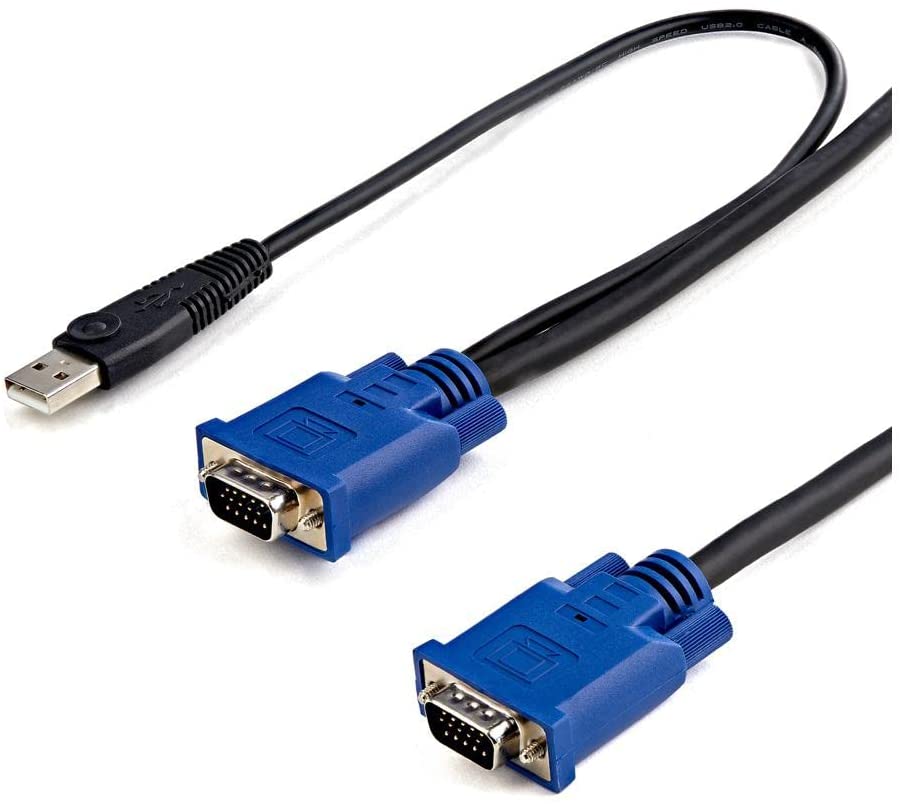 StarTech 6 ft 2-in-1 Ultra Thin USB KVM Cable