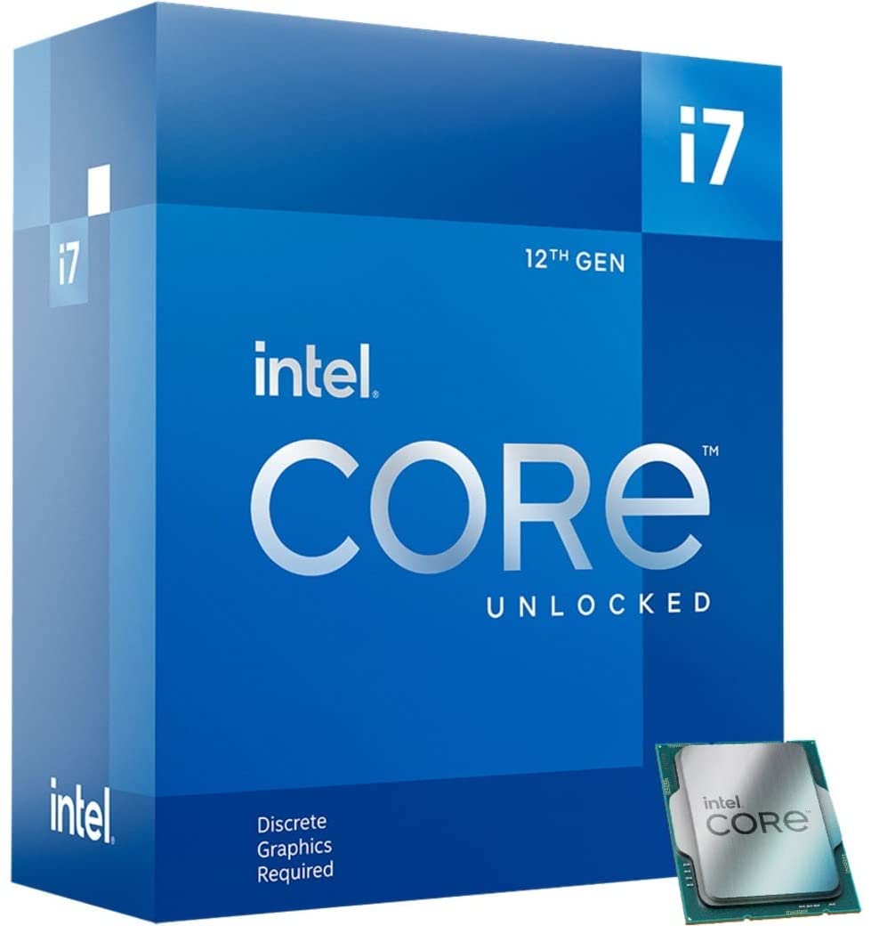 Intel Core i7-12700KF Desktop Processor 12 (8P+4E) Cores up to 5.0 GHz Unlocked  LGA1700 600 Series Chipset 125W Processor Only