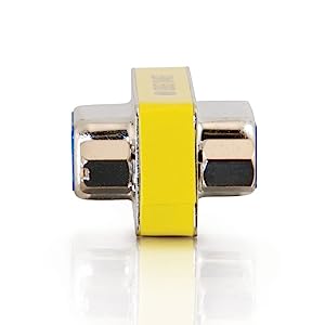 C2g/ cables to go C2G 02781 DB9 F/F Serial RS232 Mini Gender Changer/Coupler, Nickel