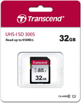 Transcend 32GB SDXC/SDHC 300S Memory Card TS32GSDC300S