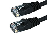 Monoprice 3FT 24AWG Cat5e 350MHz UTP Ethernet Bare Copper Network Cable - Black 3ft Black