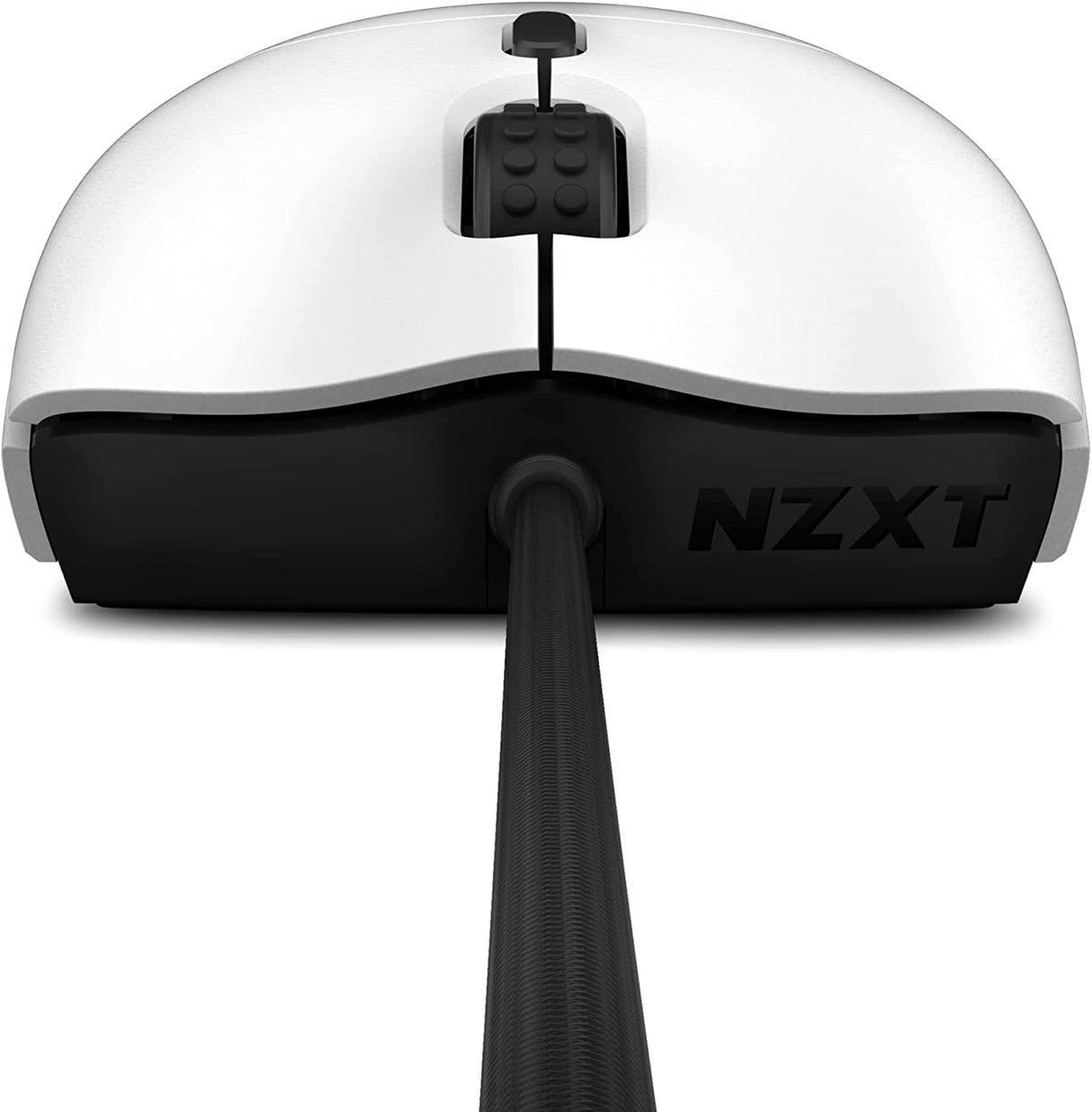 NZXT Lift - MS-1WRAX-WM - PC Gaming Mouse - Lightweight Ambidextrous Mouse - High-end PixArt 3389 Optical Sensor - 16k Resolution - RGB Lighting - Low-Drag Cable - White