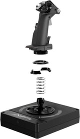 Logitech G X56 H.O.T.A.S Throttle and Joystick Flight Simulator Game Controller, 4 Spring Options, +189 Programmable Controls, RGB Lighting, 2x USB, PC - Black