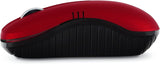 Verbatim Wireless Notebook Optical Mouse, Commuter Series – Matte Red