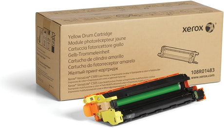 Xerox Genuine Yellow Drum Cartridge 108R01483-40 000 Pages for Use in Versalink C500/C505 Toner, 1 Size