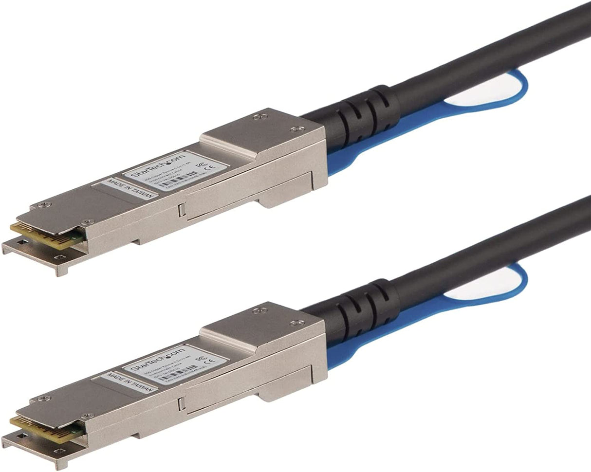 StarTech.com HPE JG326A Compatible 1m 40G QSFP+ to QSFP+ Direct Attach Cable Twinax - 40GbE QSFP+ Copper DAC 40 Gbps Low Power Active Transceiver Module DAC Firepower SN2410M (JG326AST) 3.3 ft (1 m) JG326AST | 3.3 ft (1 m)