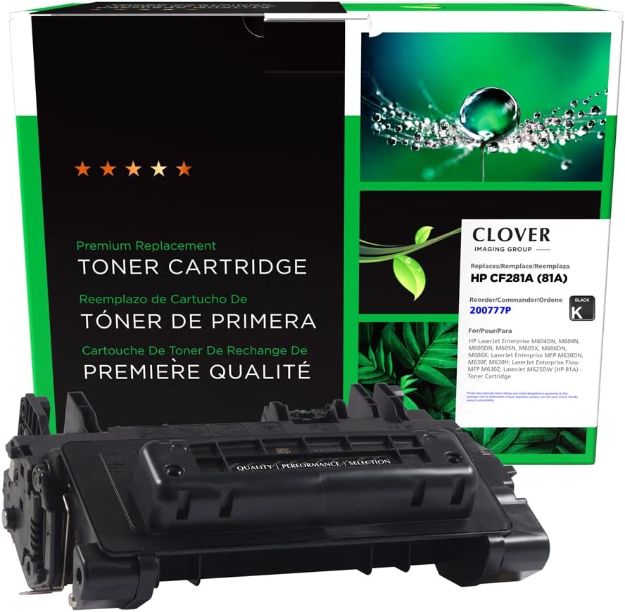 Clover imaging group Clover Remanufactured Toner Cartridge Replacement for HP CF281A (HP 81A) | Black