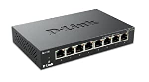 Dlink D-Link DGS-108 8-Port Gigabit Ethernet Switch