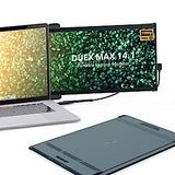 New Mobile Pixels 2023 Duex Max Portable Monitor, 14.1" FHD 1080P IPS Ultra Slim Laptop Screen Extender, USB A/USB C Plug and Play Auto Rotated, Windows/Mac/Android/Switch Compatible (Mallard Green)