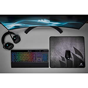 CORSAIR K57 RGB Wireless Gaming Keyboard - &lt;1ms response time with Slipstream Wireless - Connect with USB dongle, Bluetooth or wired - Individually Backlit RGB Keys, Black