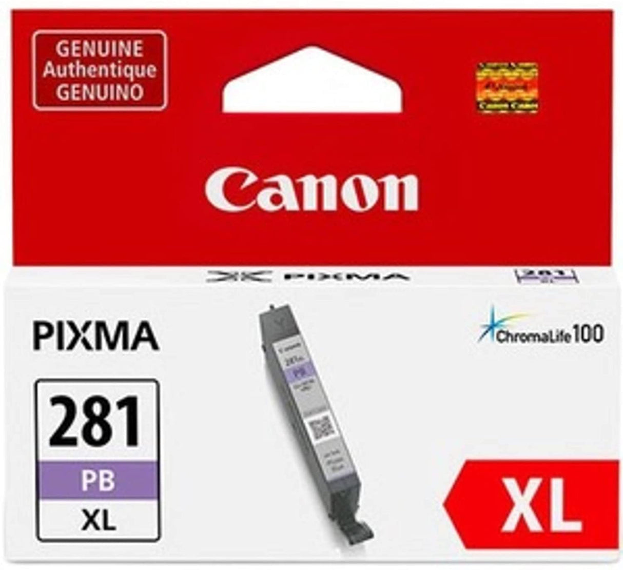 Canon Ink Tank, CLI-281, High-Yield, Photo, Blue Blue XL Ink