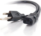 C2g/ cables to go C2G Power Cord, Replacement Power Cable, 3 Pin Connector, For Computers, TVs, Monitors, &amp; More, 18 AWG, Black, 10 Feet (3.04 Meters), Cables to Go 03134