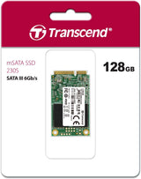 Transcend 128GB SATA III 6GB/S MSA230S mSATA SSD 230S Solid State Drive TS128GMSA230S TRANSCEND SSD 128GB