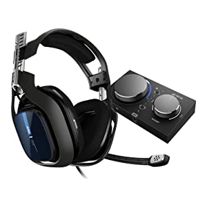 ASTRO Gaming A40 TR Wired Headset + MixAmp Pro TR with Dolby Audio for PlayStation 5, PlayStation 4, PC, Mac - Black/Blue PlayStation 4 / PlayStation 5 A40 TR + MixAmp Pro TR