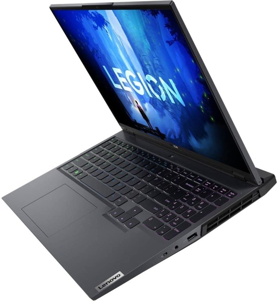 Lenovo Legion 5 Pro 16IAH7H 16" WQXGA 165Hz Notebook Computer, Intel Core i7-12700H 2.3GHz, 32GB RAM, 2TB SSD, NVIDIA GeForce RTX 3070 Ti 8GB, Windows 11 Pro, Storm Gray