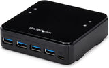 StarTech.com USB 3.0 Peripheral Sharing Switch - 4 USB 3.0 x 4 Computers - Mac / Windows / Linux - USB A/B Switch - USB Switch (HBS304A24A) 4 Computers – 4 Devices
