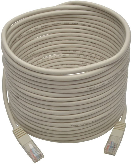 Tripp Lite Cat5e 350MHz Molded Patch Cable (RJ45 M/M) - White, 25-ft.(N002-025-WH) 25 feet White